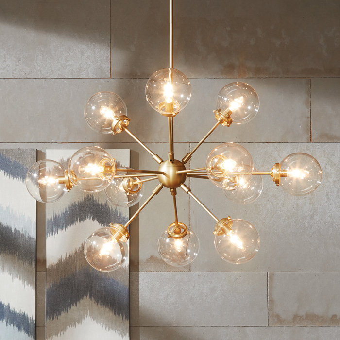 Asher 12 Light Sputnik Sphere Chandelier Asher 12 Light Sputnik Sphere Chandelier