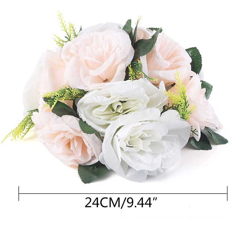 10 stems Artificial Floral Silk Fake Flower Bouquet Home Decor Wedding Decor 9 