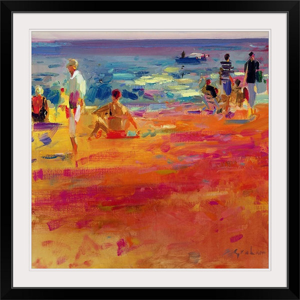 Great Big Canvas Scene De Plage By Peter Graham Painting Print
