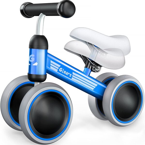 Details about   Kids Balance Bike No-Pedal Ride Child Training Bicycle Toy Adjustable Seat Gift 