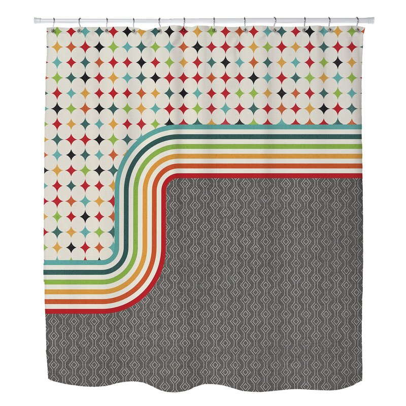 Brayden Studio Titus Single Shower Curtain Wayfair