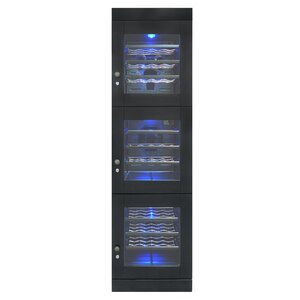 48 Bottle Triple Zone Freestanding Wine Cooler