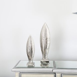 Deko Skulpturen Silber Modern Wayfair De