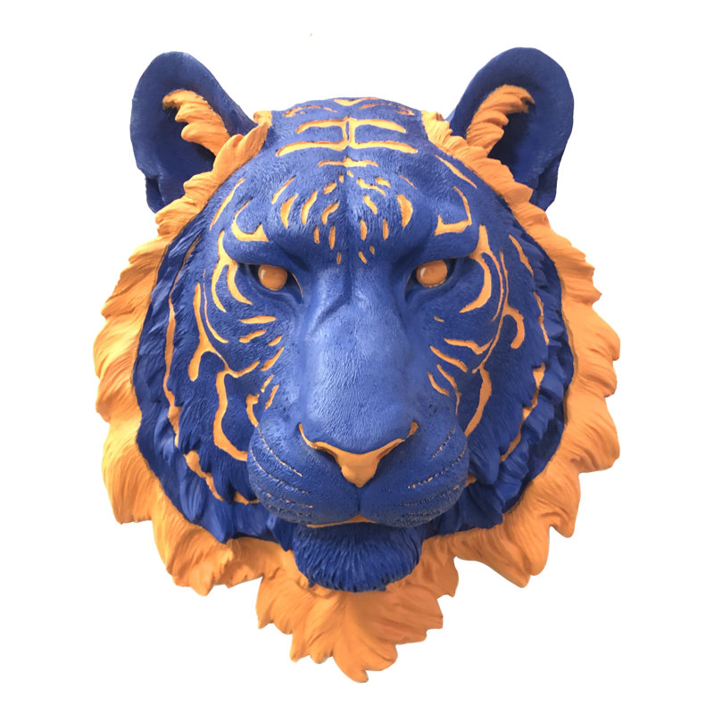 Ebern Designs Faux Taxidermy Tiger Head Wall Décor Wayfair Ebern Designs Faux Taxidermy Tiger Head