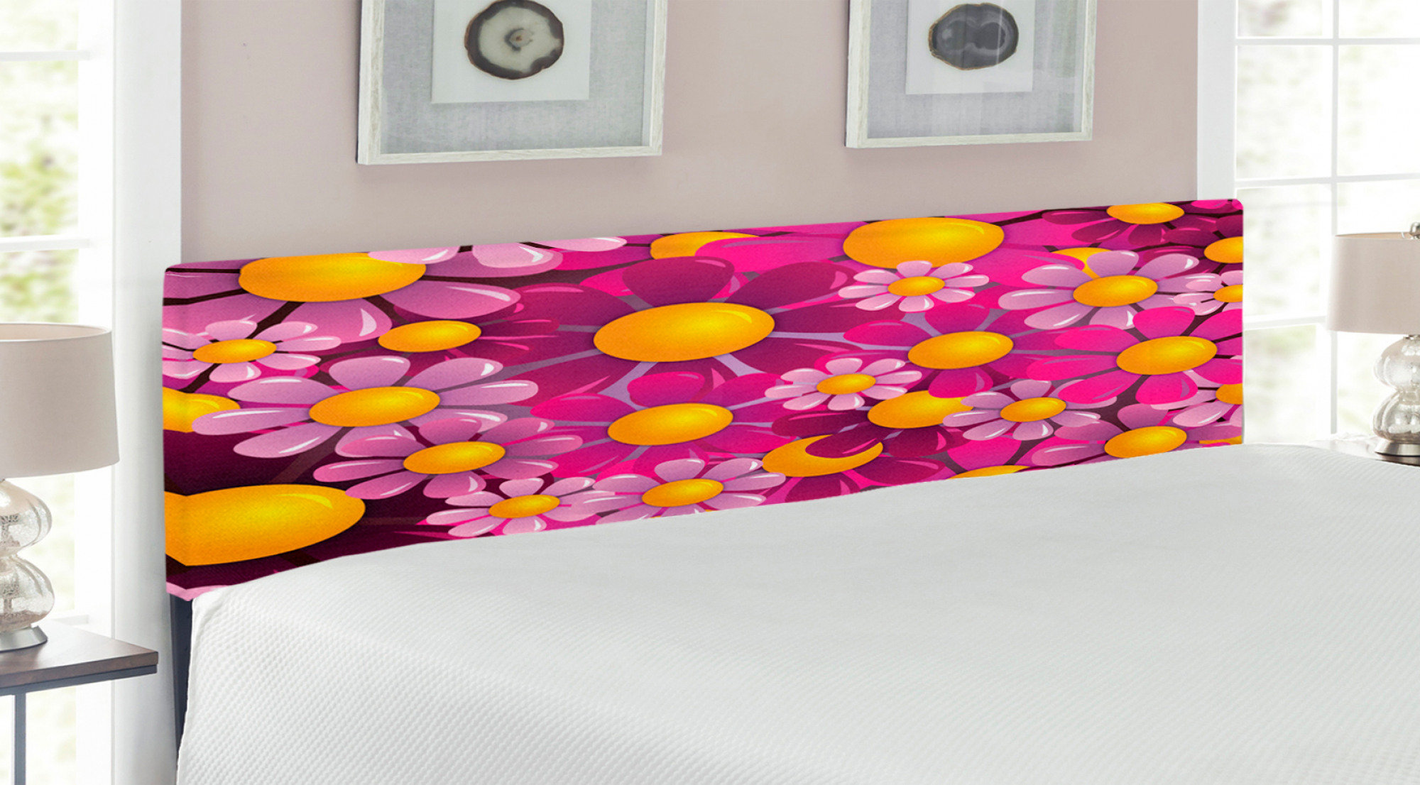 East Urban Home Abstract King Upholstered Panel Headboard Wayfair