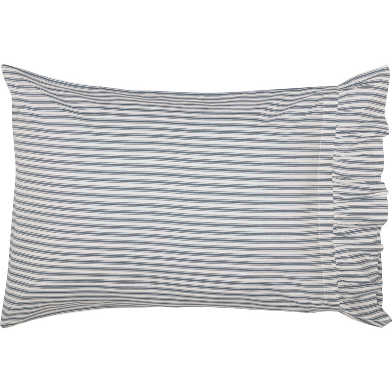 August Grove Surikova Ticking Stripe Pillow Case Reviews Wayfair