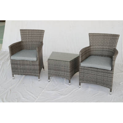 Highland Dunes Tarpley 3 Piece Sofa Set With Cushions Reviews