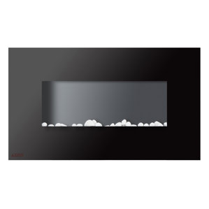 Royal Wall Mounted Electric Fireplace with Pebbles by Ignis Products