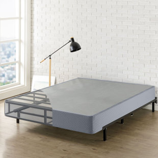 Metal Box Spring 7.5" Support Full Size Mattresses Bed Platform Non-Slip Cover 