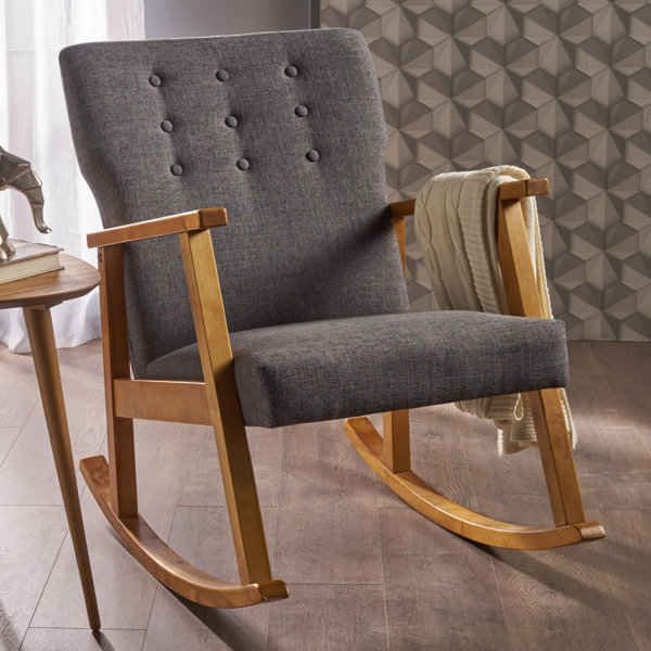 baby relax zoe tufted rocking chair