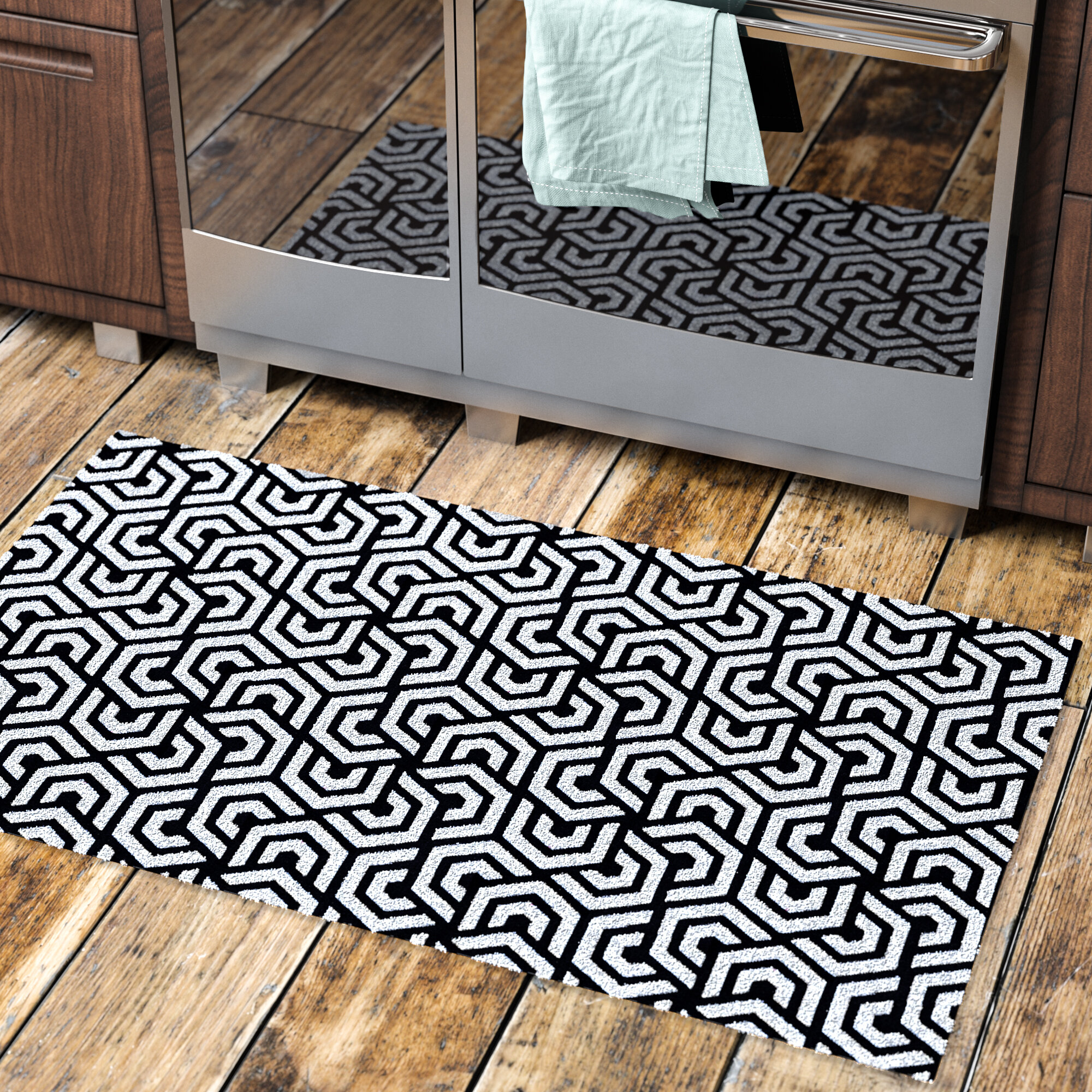 Kitchen Rugs Cute Pig Pink Design Non-Slip Soft Kitchen Mats Bath Rug Runner Doormats Carpet for Home Decor 39 X 20 
