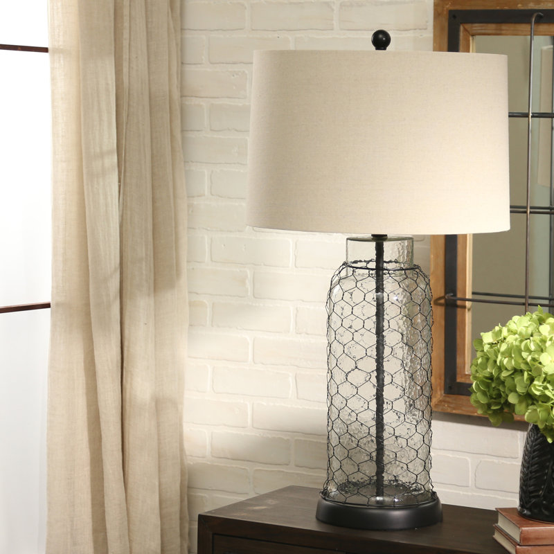 wayfair table lamps glass