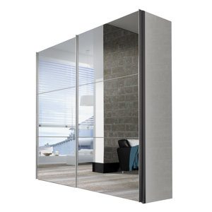 Schwebetürenschrank Solutions Bianco, 216 cm H ..