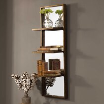 Mirrored Wall Display Shelves You Ll Love In 2021 Wayfair