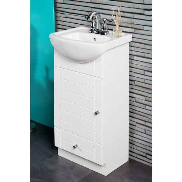 fine fixtures petite 16" single bathroom vanity set & reviews fine fixtures petite 16" single bathroom vanity set & reviews