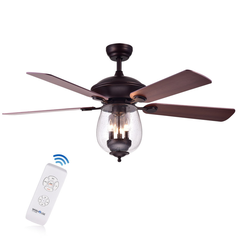 Birch Lane 52 Rueben 5 Blade Ceiling Fan With Light Kit Included Reviews Wayfair