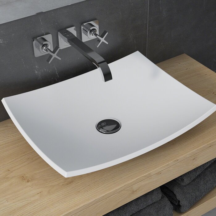 Natura Rectangular Vessel Bathroom Sink