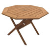 wooden patio table