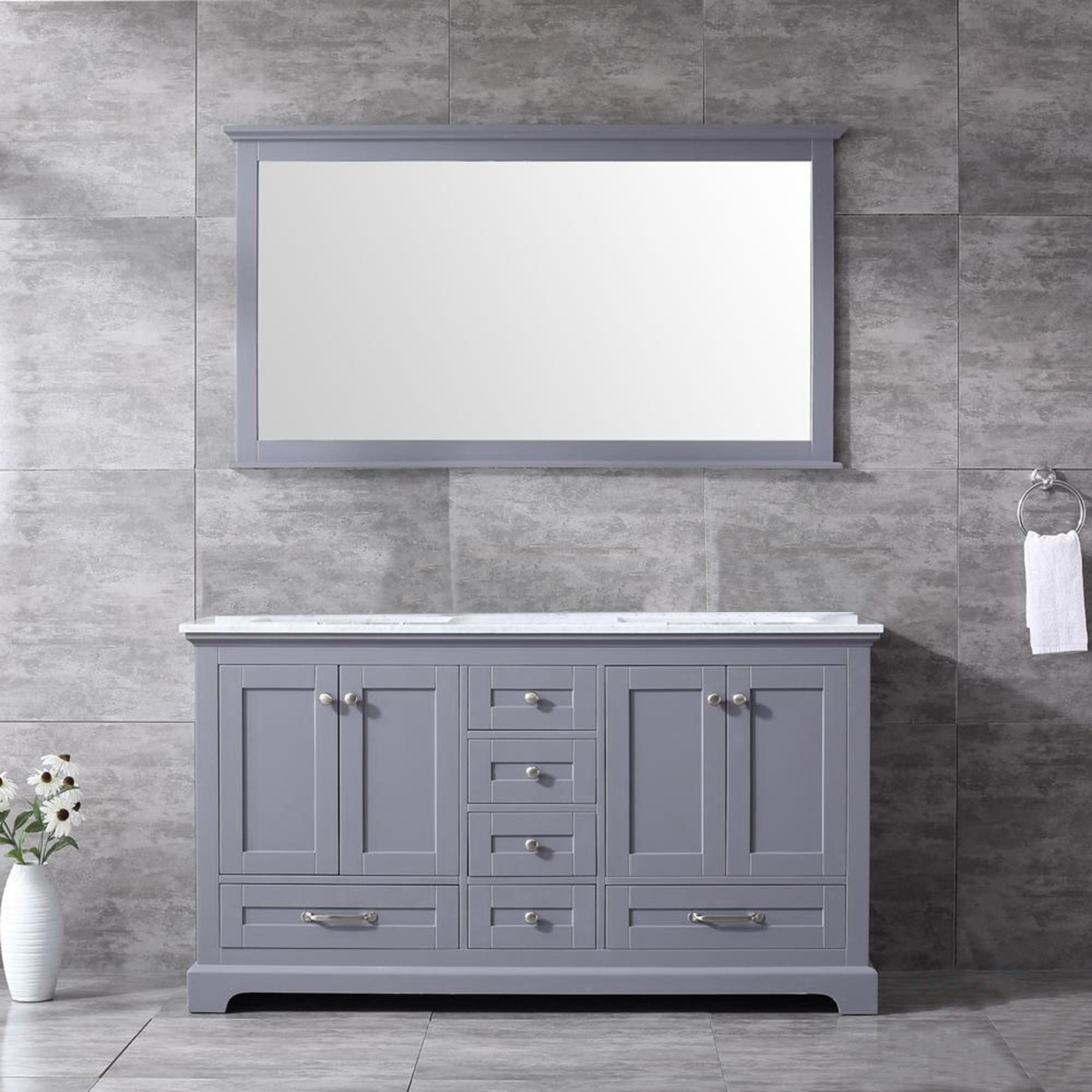 Red Barrel Studio Drumgurland 60 Double Bathroom Vanity Set With Mirror Wayfair