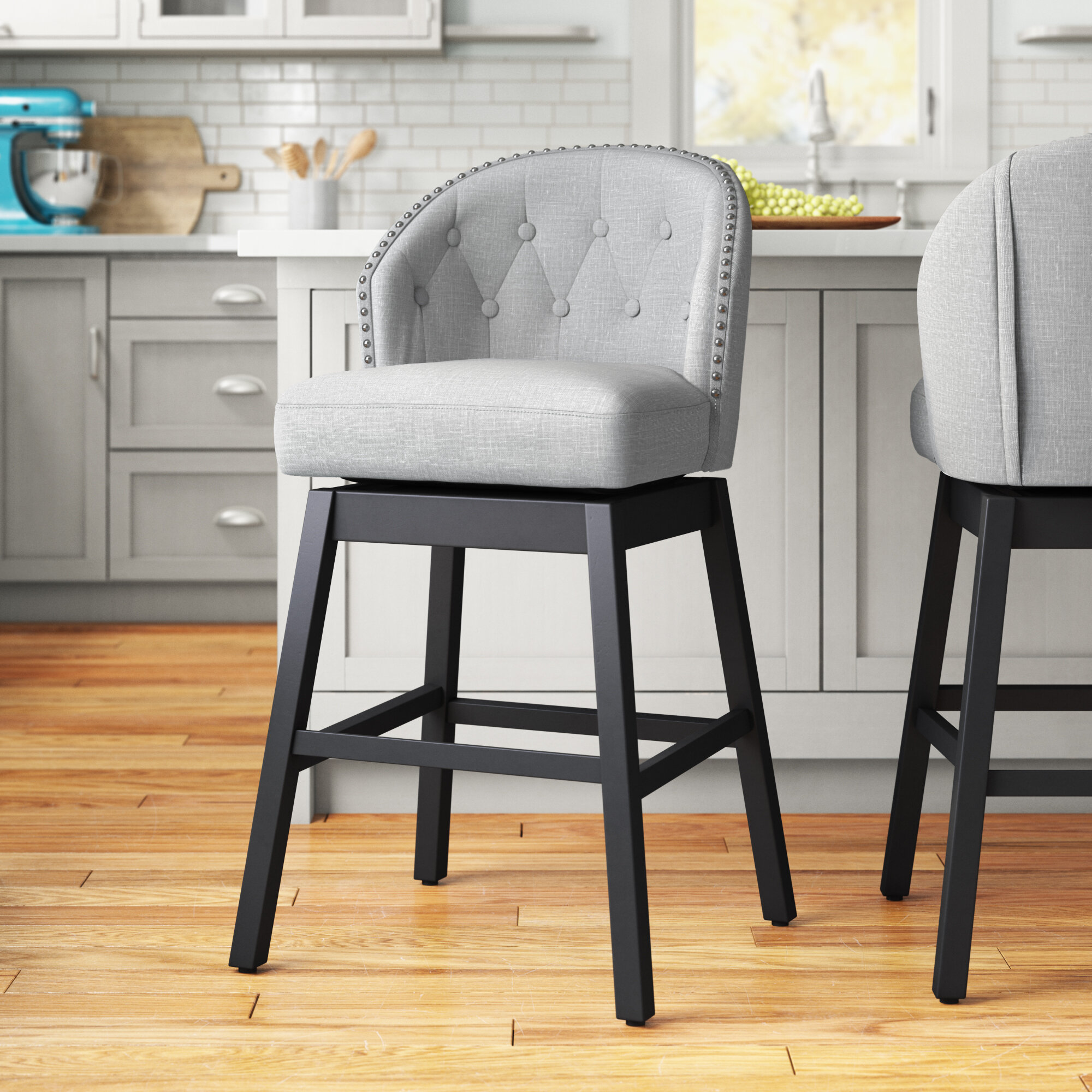 Andover Mills Holyoke Swivel 2875 Bar Stool Reviews Wayfair