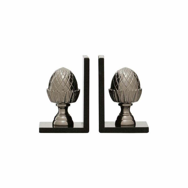 World Menagerie Acorn Bookends Wayfair Co Uk