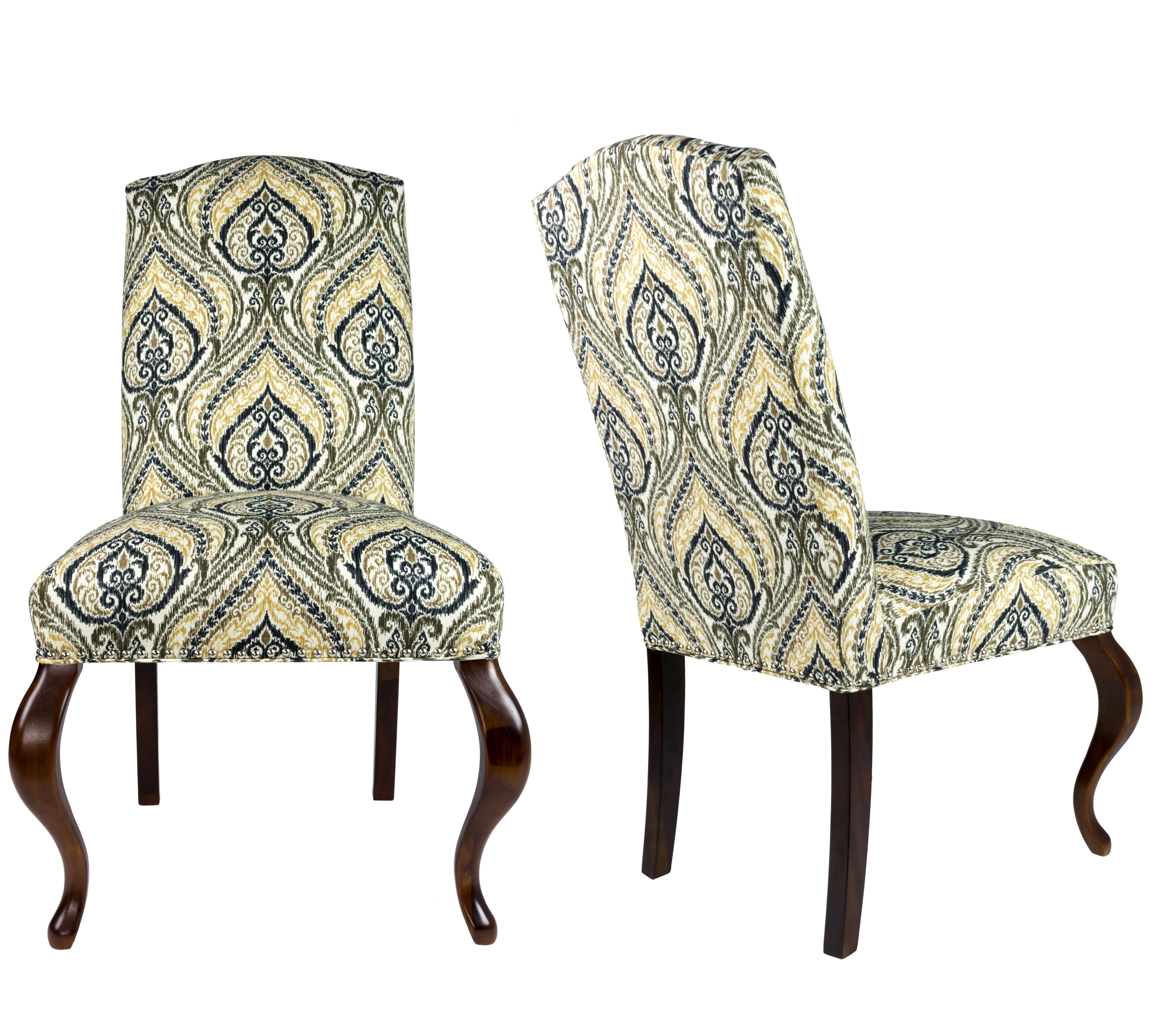 Sole Designs Sl3003 Camelback Upholstered Parsons Chair Wayfair