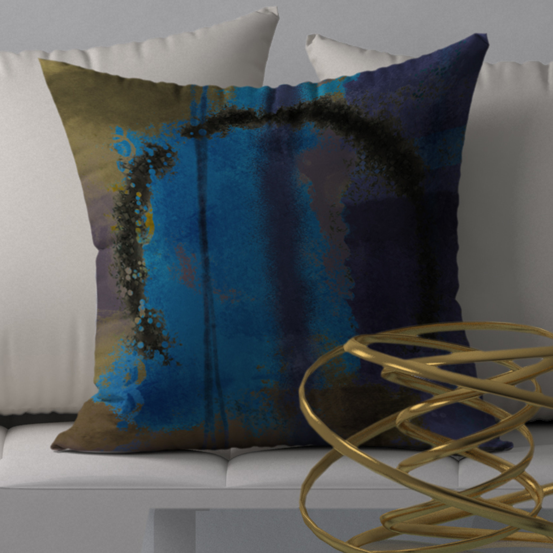 Orren Ellis Caliana Jewel Palate Square Pillow Cover Insert Wayfair