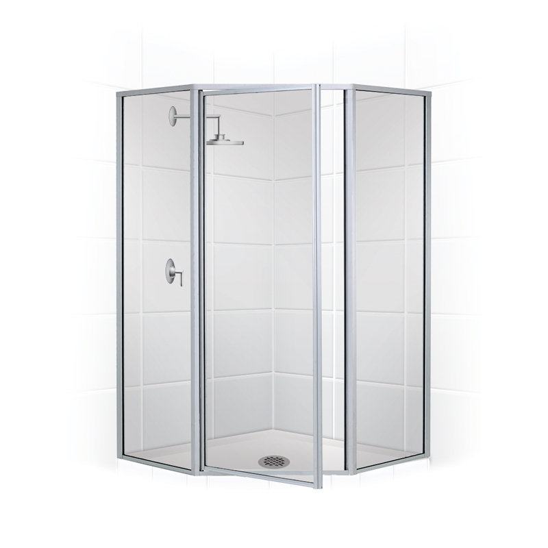 Coastal Industries Legend Neo Angle Series 59 X 66 Hinged Shower Door Reviews Wayfair