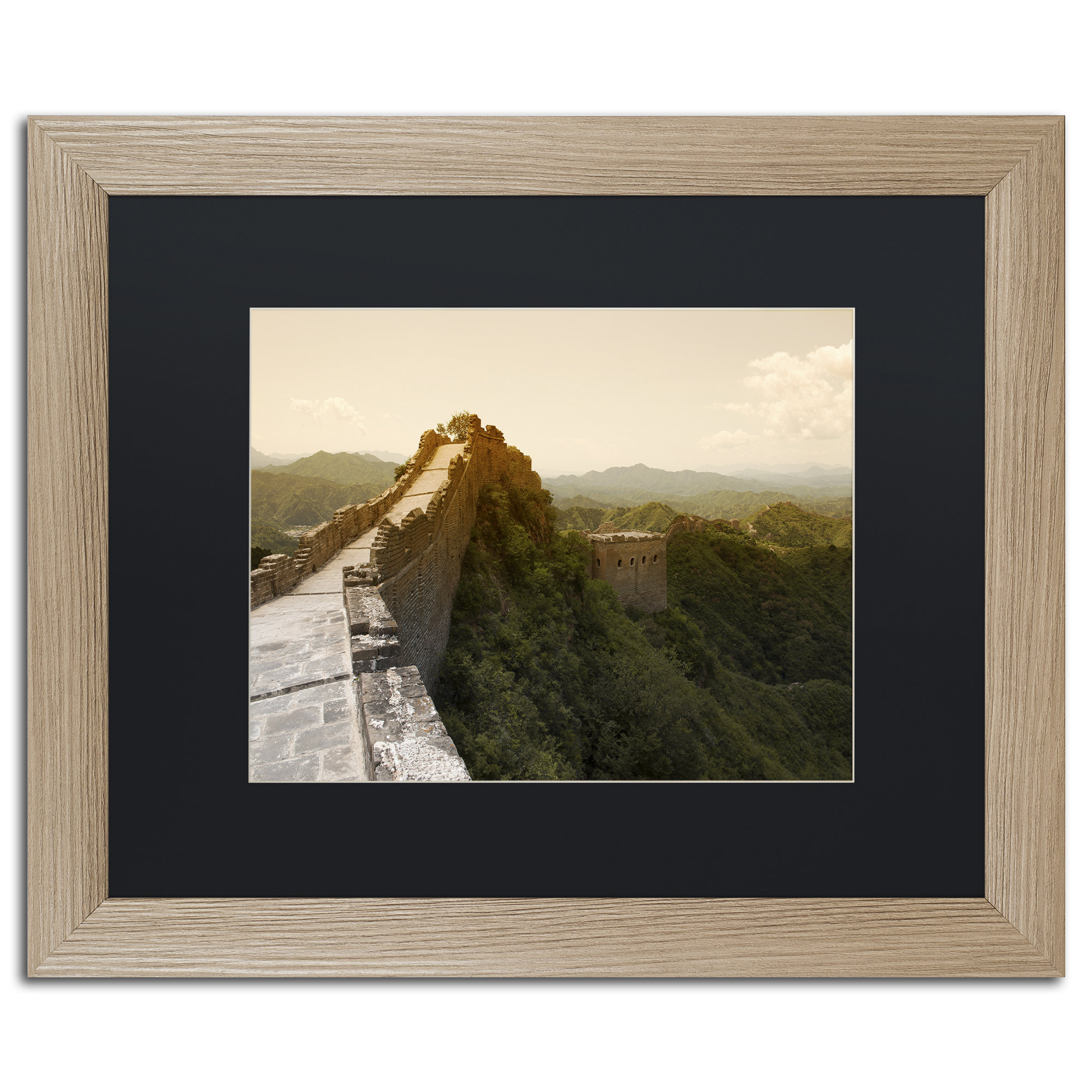 Trademark Art Great Wall X By Philippe Hugonnard Framed Photographic Print Wayfair