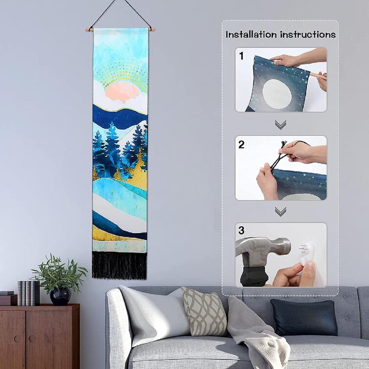 Lively Colorful Tapestry Wall Hanging Art Decoration for Room 2 Sizes 