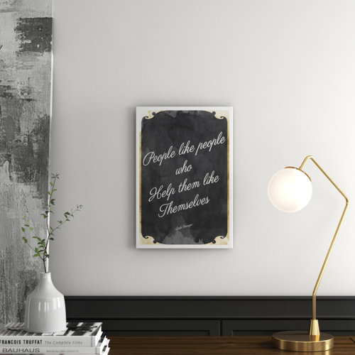 'People Like People' Textual Art East Urban Home