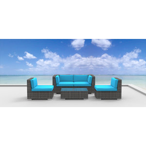 Rio 5 Piece Sectional Set with Cushions