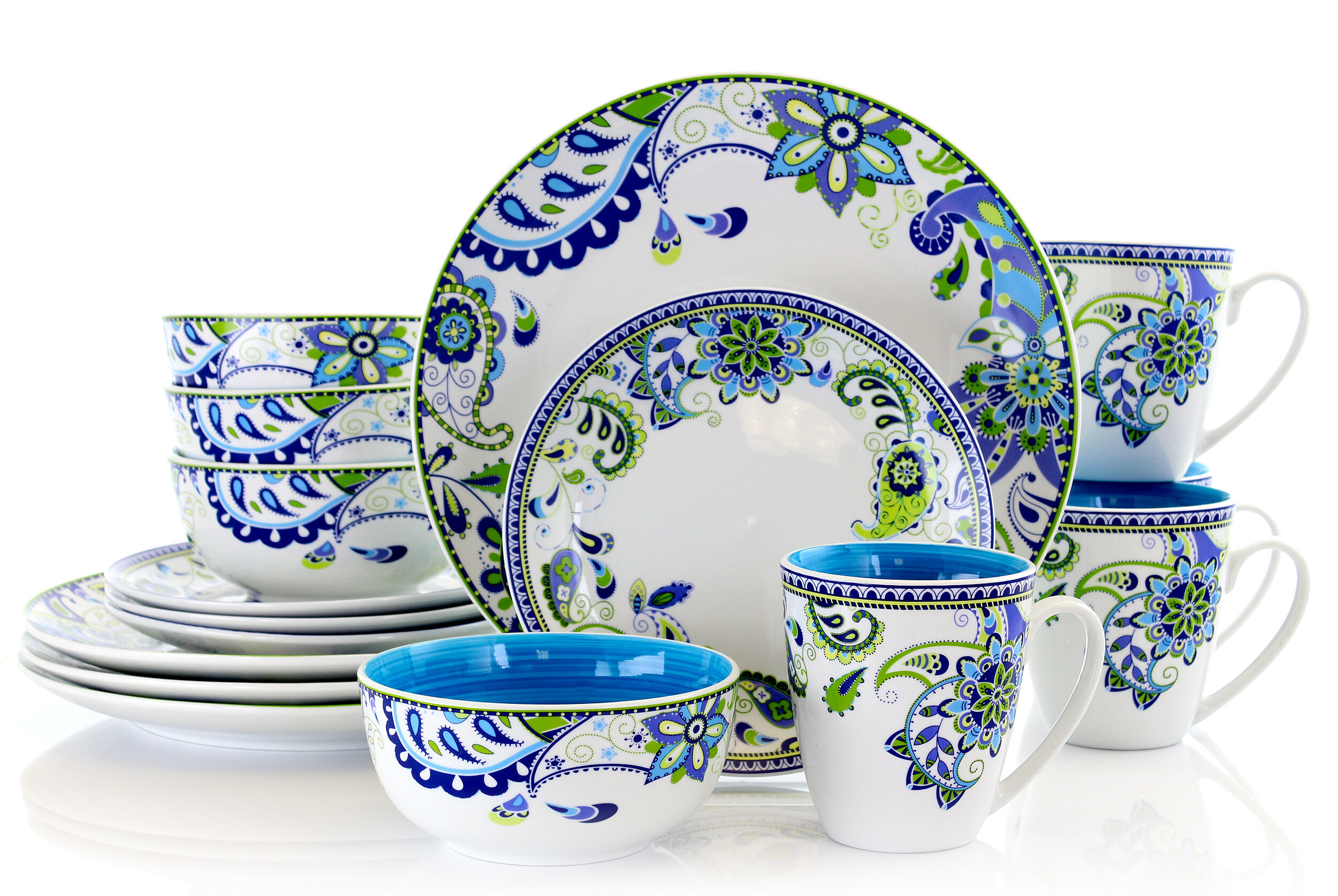 colorful tableware