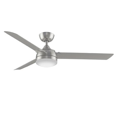 56 Xeno 3 Blade Led Ceiling Fan Fanimation Finish Brushed Nickel