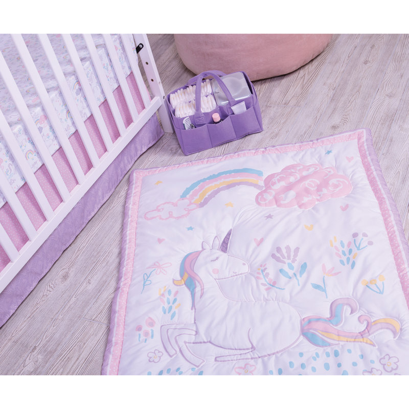 unicorn bedding crib set