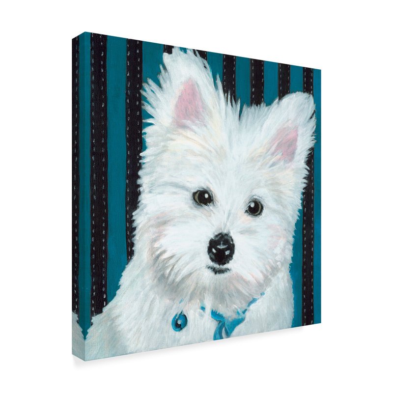 East Urban Home Dlynns Dogs Paris Acrylic Painting Print On