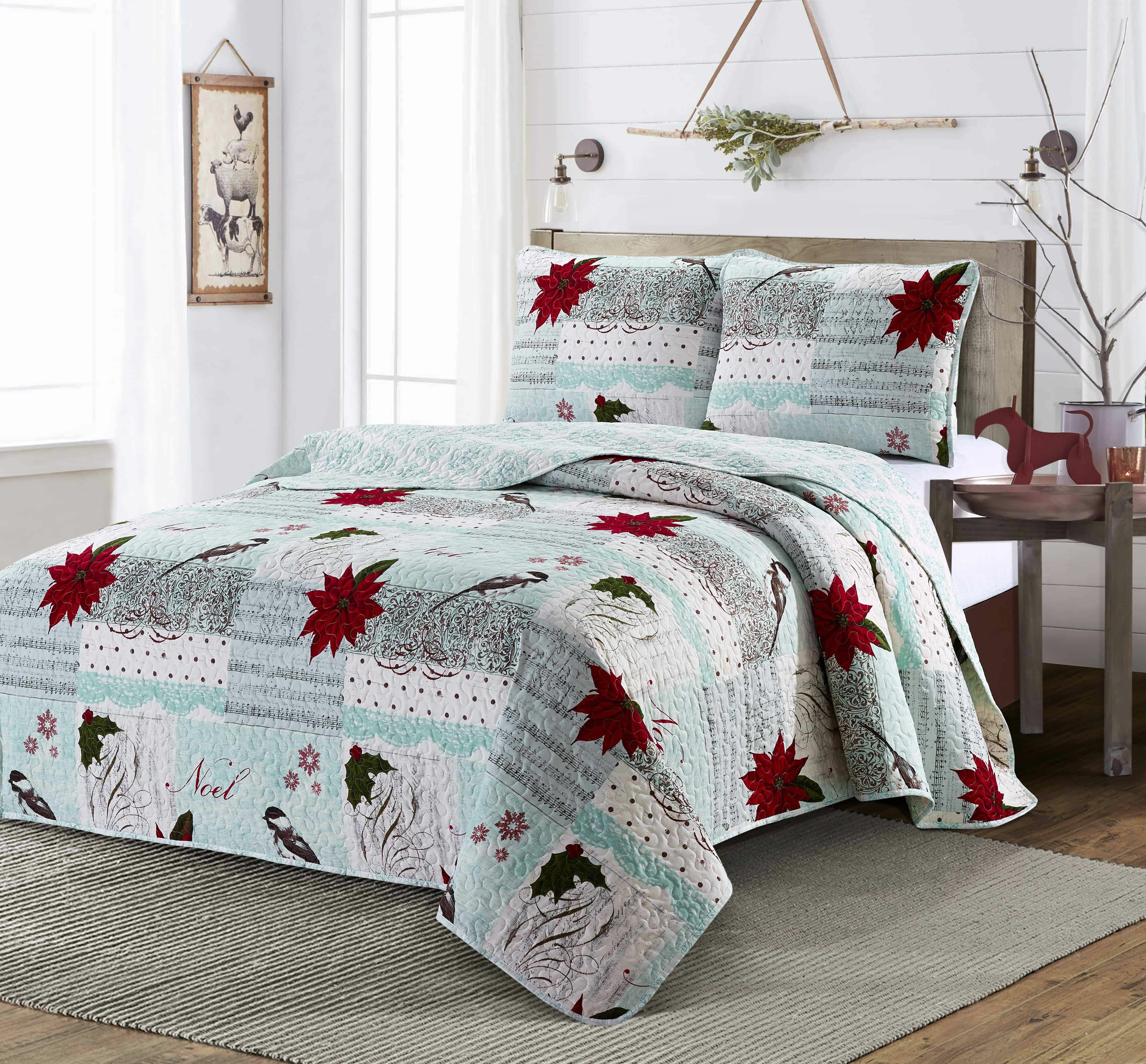 bed bath and beyond christmas quilts