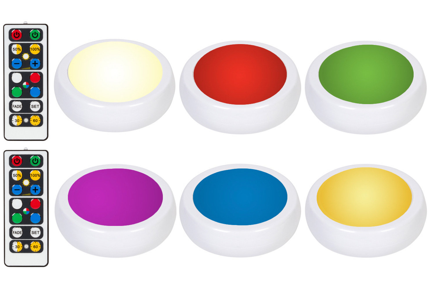 Brilliant Evolution Wireless 6 Light Led Under Cabinet Puck Light Reviews Wayfair