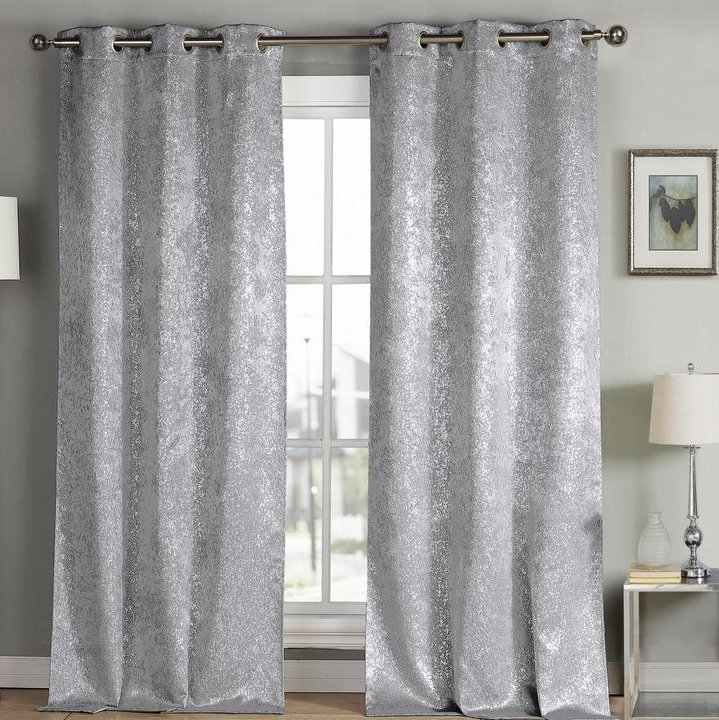 House Of Hampton Lemond Sparkle Solid Blackout Thermal Grommet