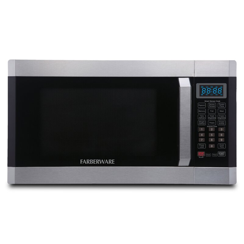 Farberware 22 1 6 Cu Ft Countertop Microwave With Sensor Cooking