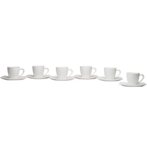 Hospitality 3 oz. Espresso Cup with Saucer (Set of 6)