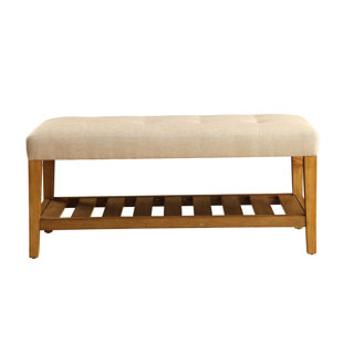 Go to store & view more images Winston Porter Arlesey Simple Upholstered Bench