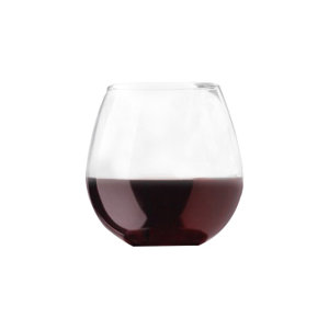 Wayfair Basics Stemless Balloon 20 Oz. Wine Glass (Set of 4) (Set of 4)