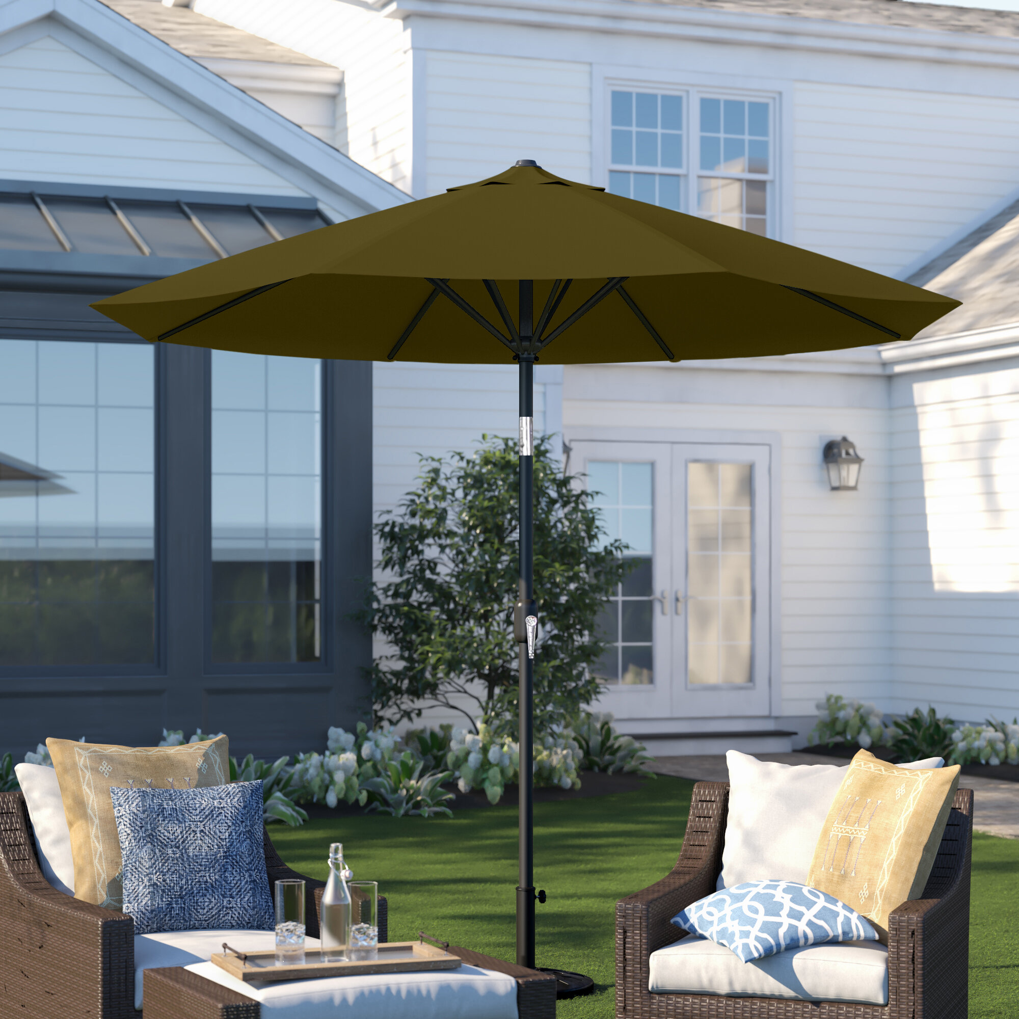 Brown Patio Umbrellas You Ll Love In 2020 Wayfair