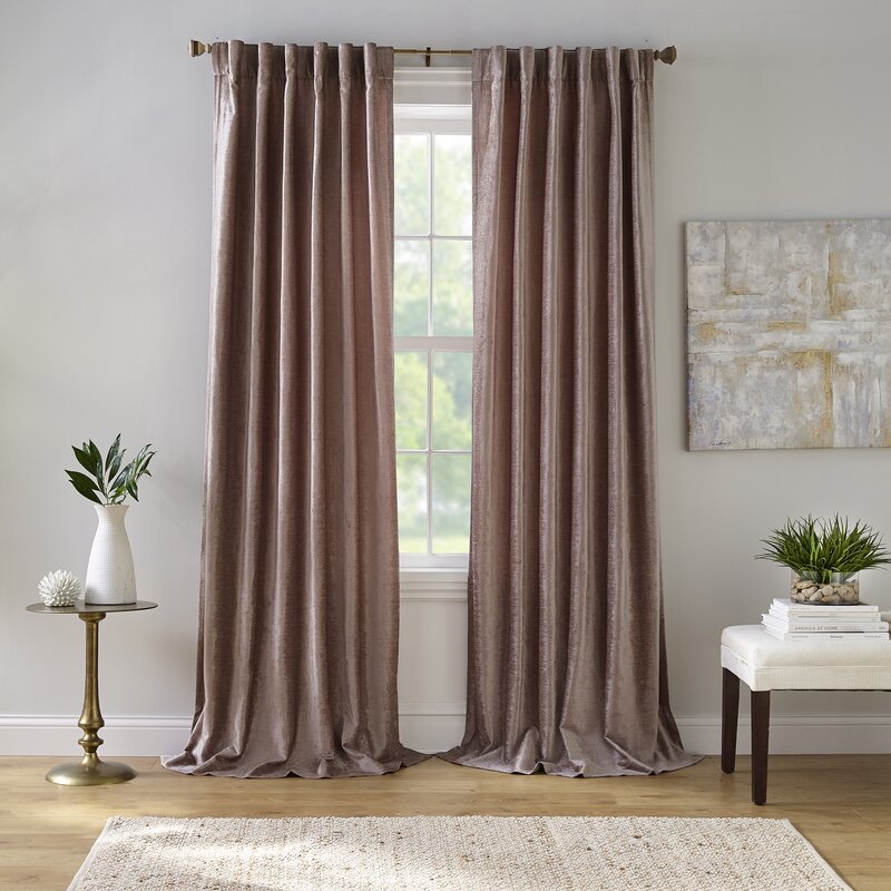 Everly Quinn Savala Room Darkening Curtain Panel & Reviews | Wayfair