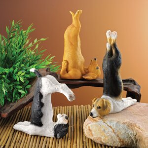 Buy 3 Piece The Zen of Canine Yoga Dog Statue Set!