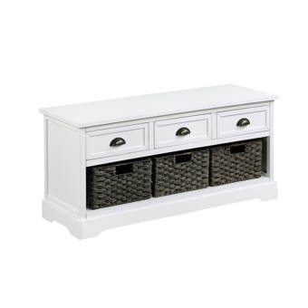 Longshore Tides Corriveau Drawers Storage Bench Wayfair
