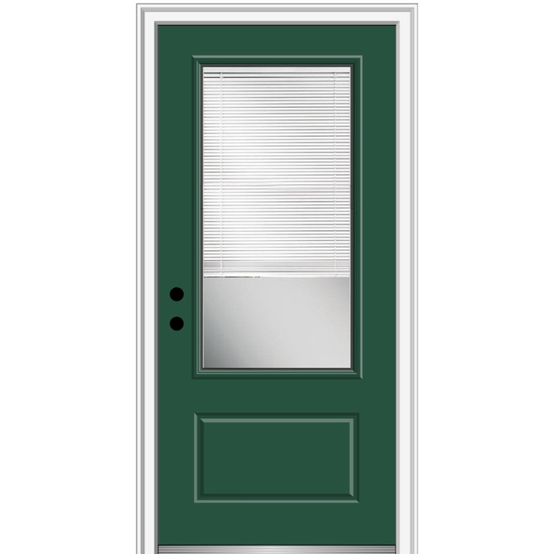 Verona Home Design Internal Grilles Glass 1 Panel Ready To Install Fiberglass Prehung Front Entry Door Wayfair This window grill design is a little more elaborate with elements that curve and intertwine with each other to form an elegant whole that protects the home. internal grilles glass 1 panel ready to install fiberglass prehung front entry door