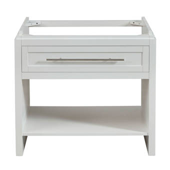 Kohler Jacquard 36 Vanity Base Only With Toe Kick 1 Door And 3 Drawers On Right Wayfair