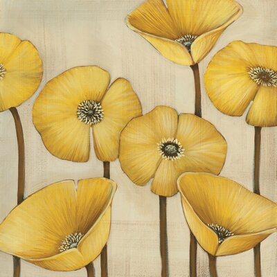 'Bouquet Jaune' Painting Print on Canvas East Urban Home Size: 12